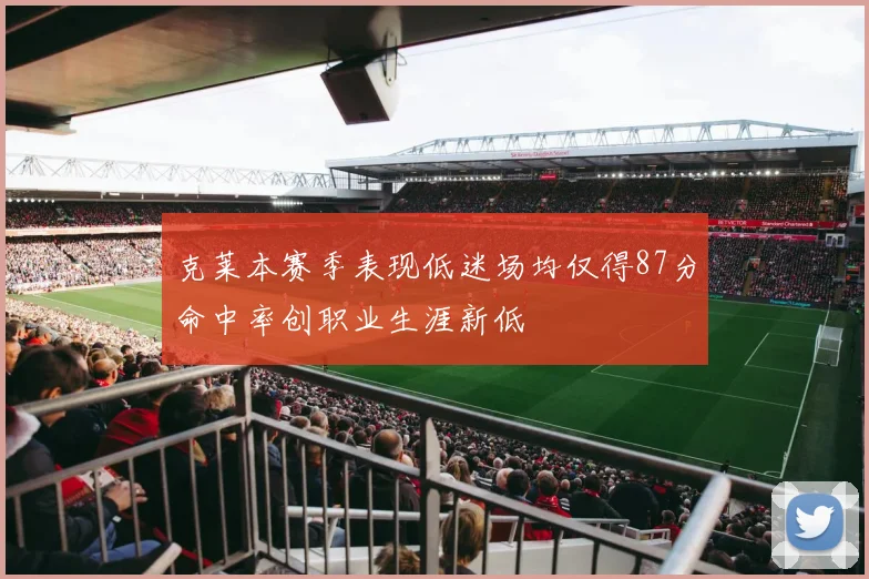 克莱本赛季表现低迷场均仅得87分命中率创职业生涯新低