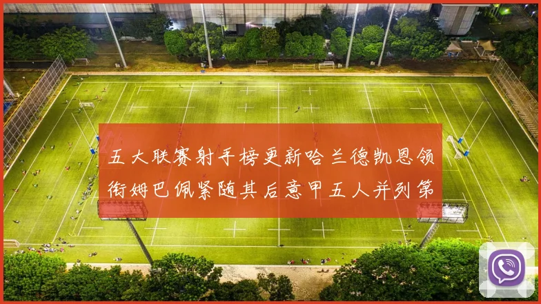 五大联赛射手榜更新哈兰德凯恩领衔姆巴佩紧随其后意甲五人并列第1